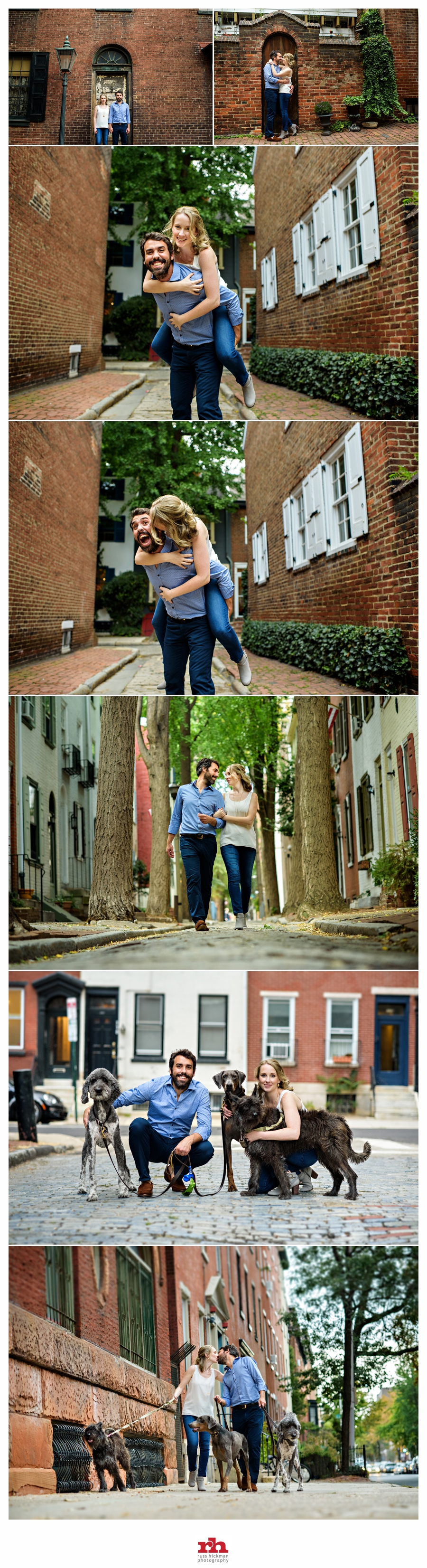 A couple in love during their Philadelphia Engagement Session!